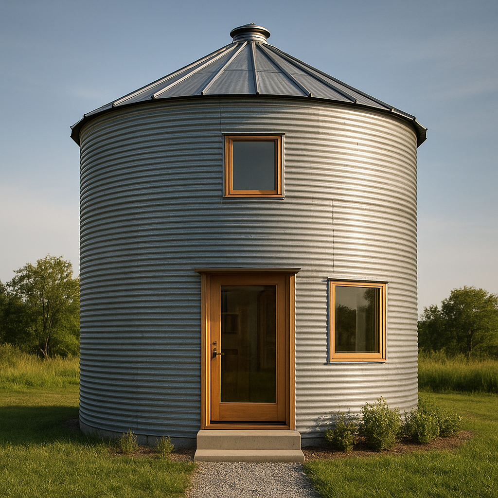 Grain bin homes