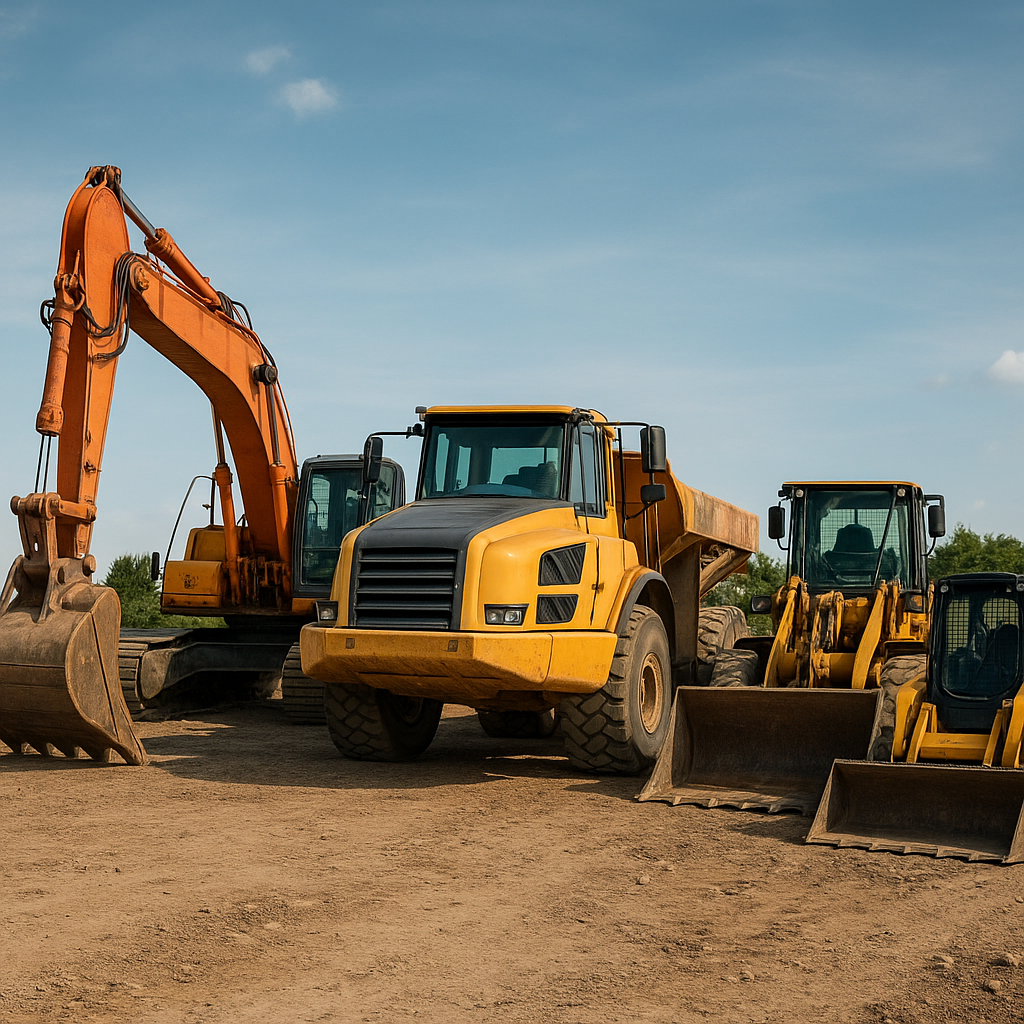Types of construction vehicles